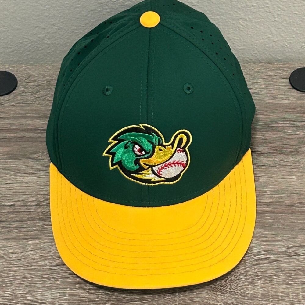 Champro HC1 C-Fit Baseball Cap Mens L/xl Green Duck Logo Used